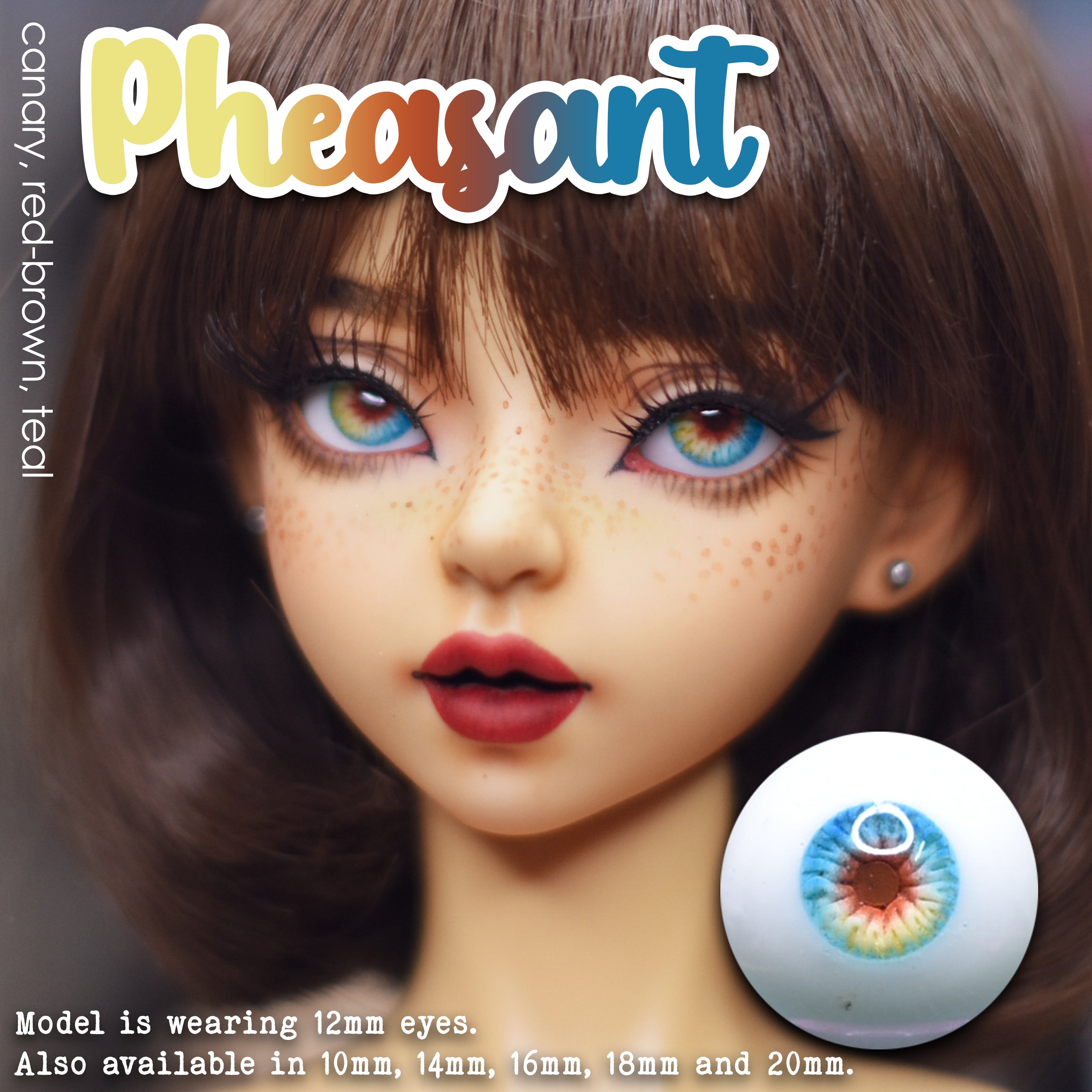 Phesant BJD Eyes